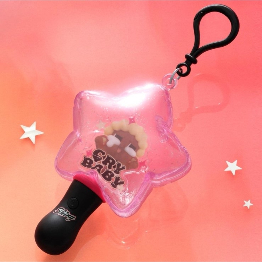 Shiny Model- Pop Mart Crybaby Shiny Shiny Luminous Pendant Light Up Wand